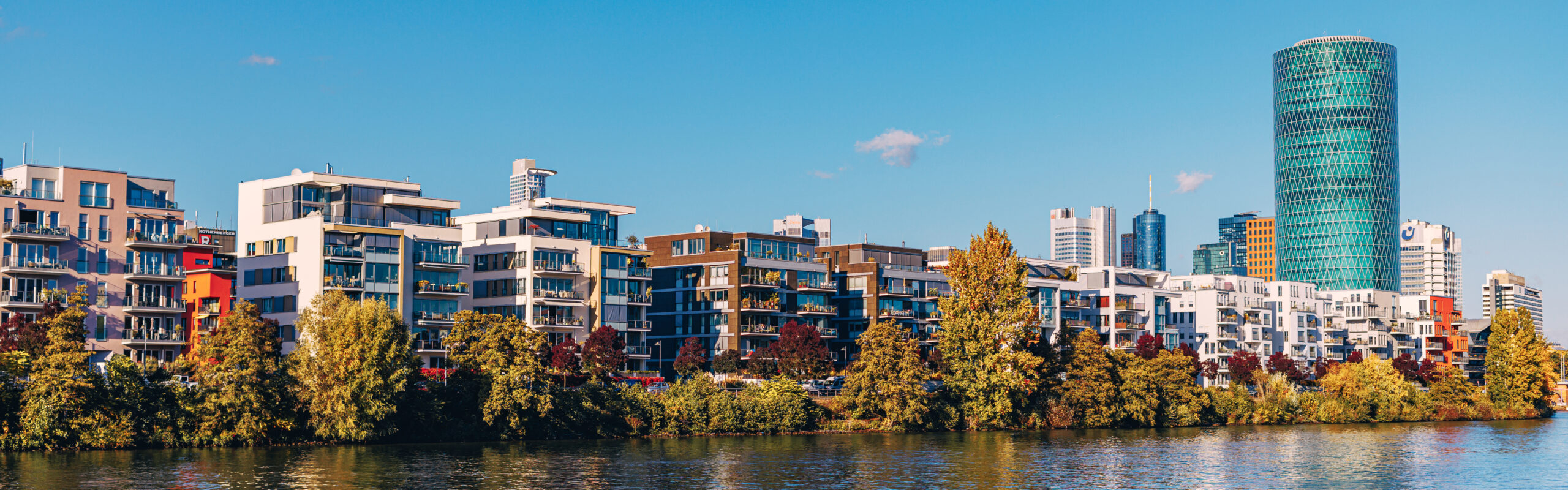 Wohnsiedlung im Finanzviertel von Frankfurt am Main. Fotonachweis: istockphotos.com / zoranm